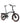 BROMPTON sulankstomas dviratis G - line Space Black 8 Speed – su vidutinio aukščio vairu