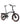 BROMPTON sulankstomas dviratis G - line Space Black 8 Speed – su vidutinio aukščio vairu