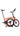 BROMPTON sulankstomas dviratis G - line Adventure Orange 8 Speed– su vidutinio aukščio vairu