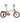 BROMPTON sulankstomas dviratis G - line Adventure Orange 8 Speed– su aukštu vairu