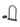 MASTERLOCK Plieninė "U" formos dviračio spyna su 2 raktais (juoda) 