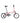 BROMPTON C Line Flamingo Pink 12-Speed sulankstomas dviratis su aukštu vairu