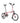 BROMPTON C Line Flamingo Pink 12-Speed sulankstomas dviratis su aukštu vairu
