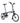 BROMPTON C Line Black Matt 4-Speed sulankstomas dviratis su aukštu vairu