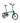 BROMPTON C Line Palm Green 4-Speed sulankstomas dviratis su aukštu vairu