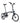 BROMPTON C Line Black Matt 12-Speed sulankstomas dviratis su aukštu vairu