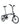 BROMPTON C Line Black Matt 12-Speed sulankstomas dviratis su aukštu vairu