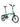 BROMPTON C Line Palm Green 12-Speed sulankstomas dviratis su aukštu vairu