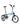 BROMPTON C Line Cloud Metallic 12-Speed sulankstomas dviratis su vidutinio aukščio vairu