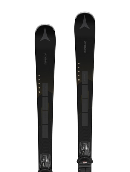 ATOMIC CLOUD C12 REVOSHOCK C moteriškos kalnų slidės su apkaustais M 10 GW