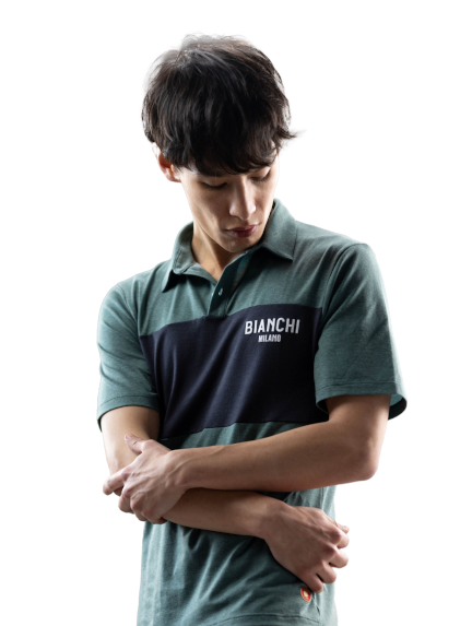 BIANCHI LIFESTYLE POLO dviratininko marškinėliai
