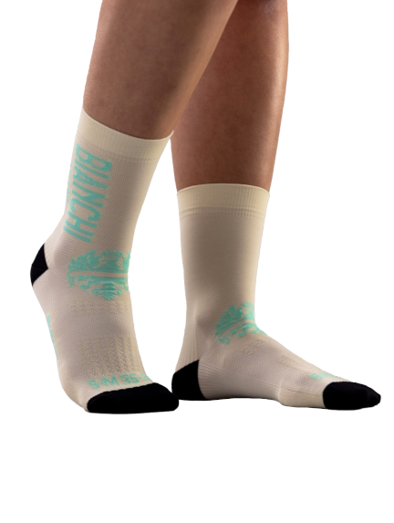 BIANCHI MILANO MID dviratininko kojinės