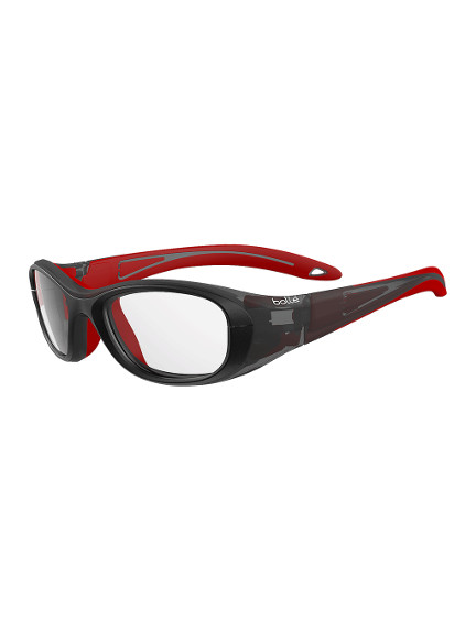 COVERAGE Black-red/Clear PC Platinum apsauginiai sport. akiniai