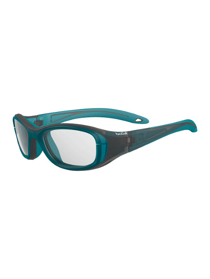 COVERAGE Black-Turquoise/Clear PC Platinum apsauginiai sport. akiniai