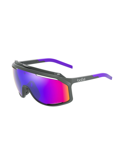 BOLLE CHRONOSHIELD Titanium Matte/Volt+ Ultraviolet Polarized sportiniai saulės akiniai