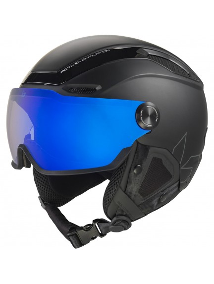 BOLLE V-LINE Black Matte slidinėjimo šalmas
