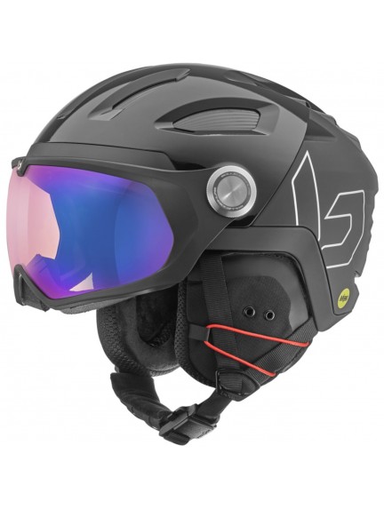 BOLLE V-RYFT MIPS Black Shiny slidinėjimo šalmas