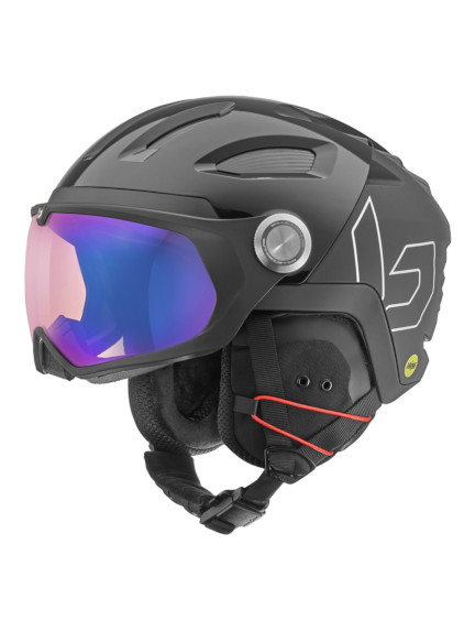 BOLLE V-RYFT MIPS Black Shiny slidinėjimo šalmas