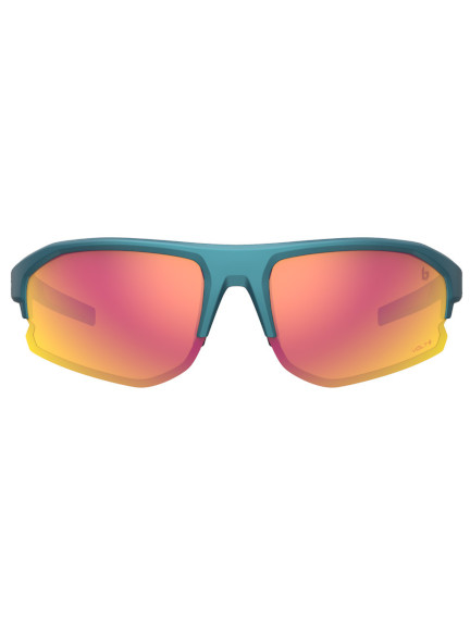 BOLLE BOLT 2.0 Creator Teal Metallic Volt+ Ruby Polarized sportiniai saulės akiniai