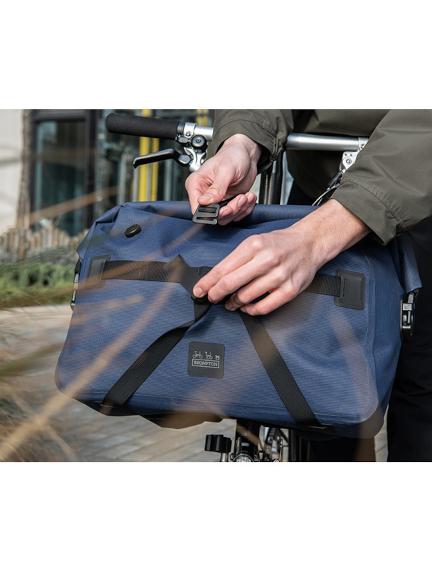 BROMPTON Borough waterproof L dviračio krepšys su rėmu navy