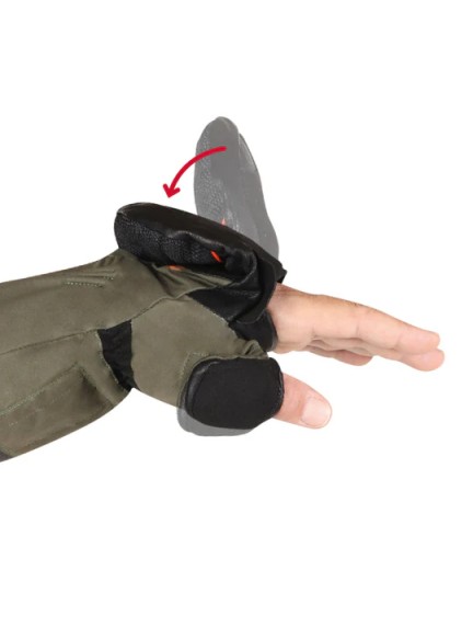 LENZ HEAT GLOVE 1.0 FINGER CAP MITTENS UNISEX šildomos pirštinės