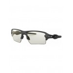 OAKLEY Flak 2.0 XL Steel/Clear to Black Photochromic sportiniai saulės akiniai