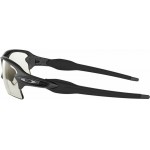 OAKLEY Flak 2.0 XL Steel/Clear to Black Photochromic sportiniai saulės akiniai