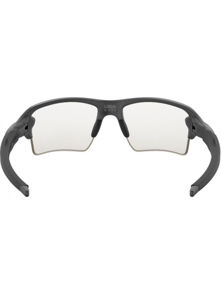 OAKLEY Flak 2.0 XL Steel/Clear to Black Photochromic sportiniai saulės akiniai