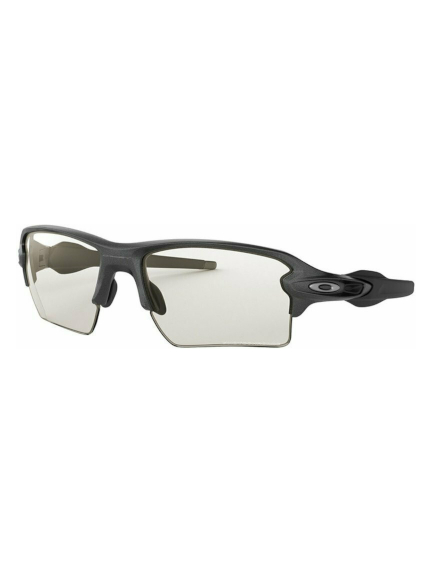 OAKLEY Flak 2.0 XL Steel/Clear to Black Photochromic sportiniai saulės akiniai