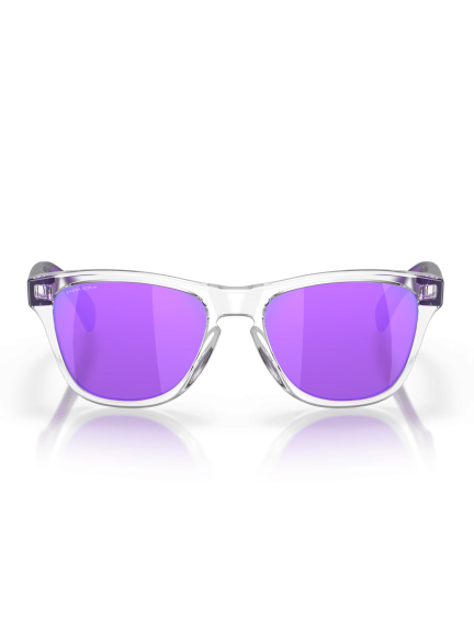 OAKLEY Frogskins XXS (Youth Fit) Polished Clear/Prizm Violet sportiniai akiniai