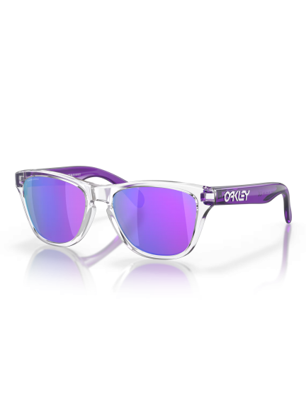 OAKLEY Frogskins XXS (Youth Fit) Polished Clear/Prizm Violet sportiniai akiniai