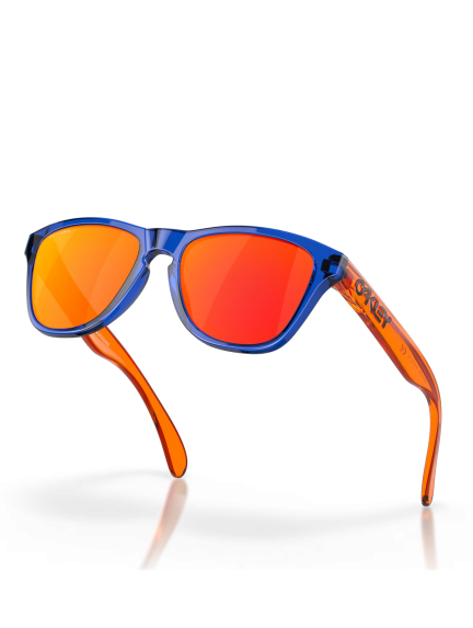 OAKLEY Frogskins XXS (Youth Fit) Crystal Blue/Prizm Ruby sportiniai akiniai