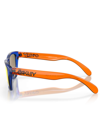 OAKLEY Frogskins XXS (Youth Fit) Crystal Blue/Prizm Ruby sportiniai akiniai