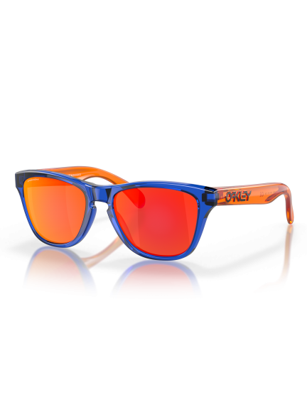 OAKLEY Frogskins XXS (Youth Fit) Crystal Blue/Prizm Ruby sportiniai akiniai