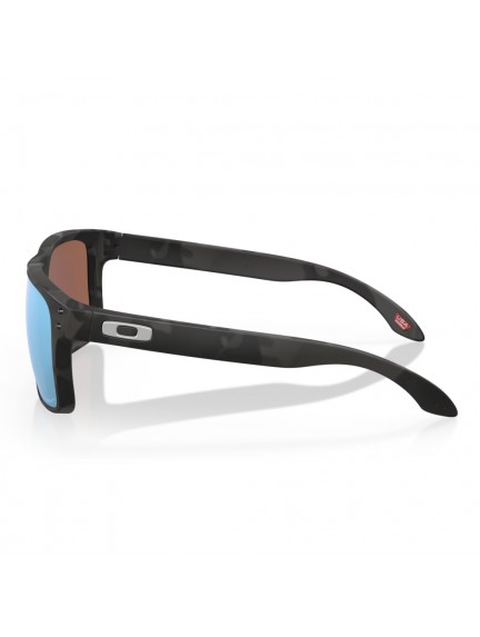 OAKLEY HOLBROOK Matte Black Camo/Prizm Deep Water Polarized saulės akiniai