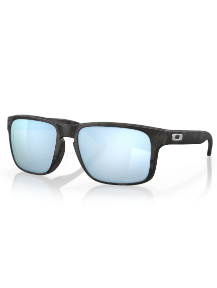 OAKLEY HOLBROOK Matte Black Camo/Prizm Deep Water Polarized saulės akiniai