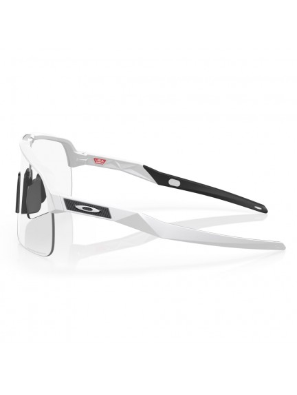 OAKLEY Sutro Lite Matte White/Clear Photochromic sportiniai akiniai