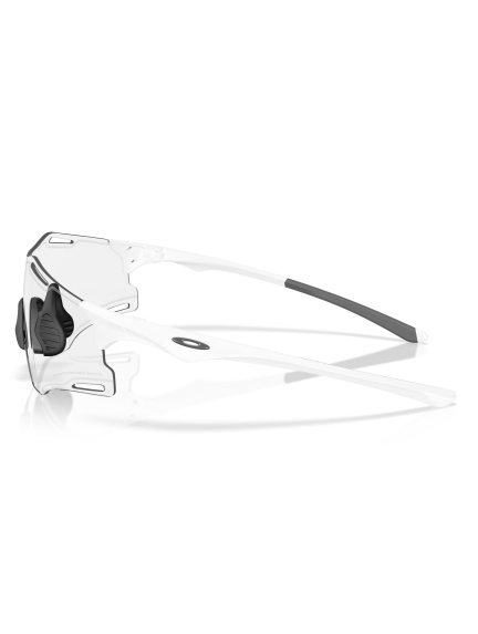 OAKLEY CYBR ZERO Matte White/Clear Photochromic sportiniai akiniai