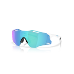 OAKLEY CYBR ZERO Polished White/Prizm Sapphire sportiniai akiniai