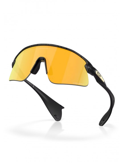OAKLEY Stunt Devil Matte Black Splatter/Prizm 24K sportiniai akiniai