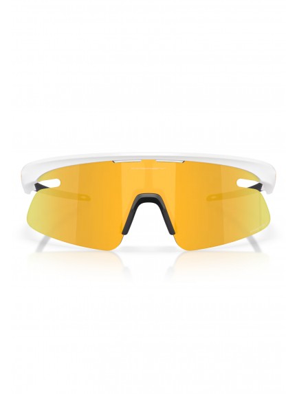 OAKLEY RSLV LITE Matte White/Prizm 24k sportiniai akiniai