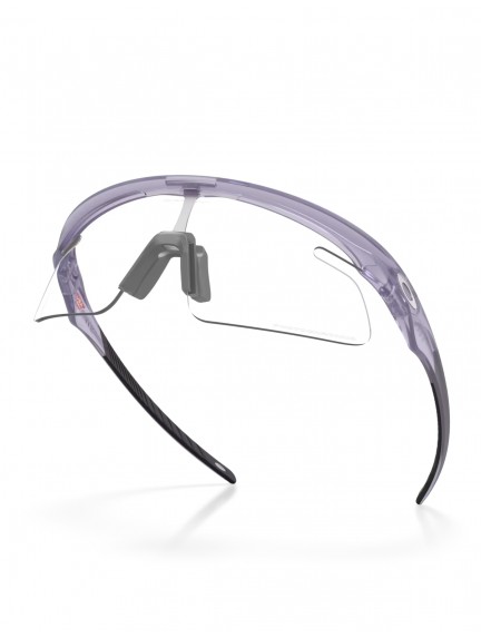OAKLEY RSLV LITE Matte Transparent Lilac/Clear to black iridium photochromic sportiniai akiniai