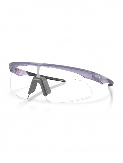 OAKLEY RSLV LITE Matte Transparent Lilac/Clear to black iridium photochromic sportiniai akiniai