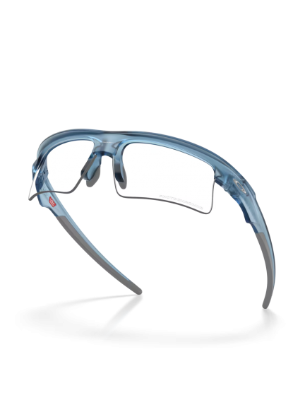 OAKLEY BISPHAERA Matte Trans Stonewash/Clear to black iridium photochromic sportiniai akiniai