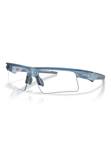 OAKLEY BISPHAERA Matte Trans Stonewash/Clear to black iridium photochromic sportiniai akiniai