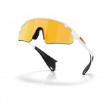 OAKLEY Stunt Devil Matte White/Prizm 24k sportiniai akiniai