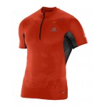 S-LAB EXO ZIP TEE vyr. bėgimo marškinėliai