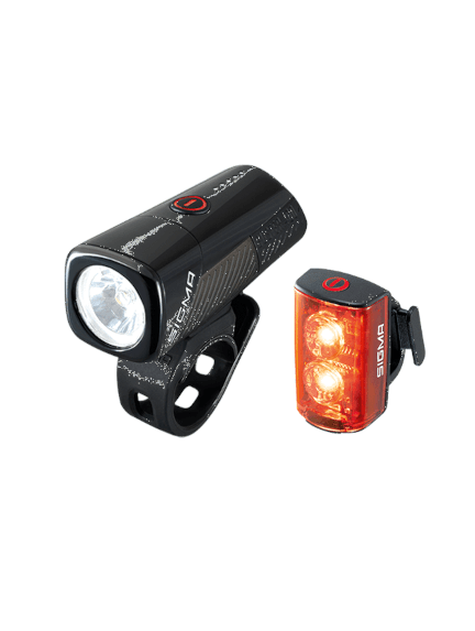 SIGMA BUSTER 400 priekinis žibintas + RL 80 galinis žibintas