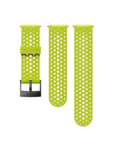 SUUNTO 24mm SILICONE LIME/BLACK apyrankė