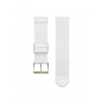 SUUNTO 20mm BRAIDED WHITE/GOLD apyrankė